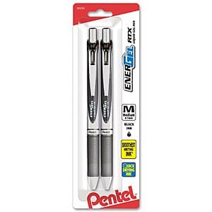 2-Pack Pentel EnerGel Retractable Gel Pens at $2.35 with Subscription
