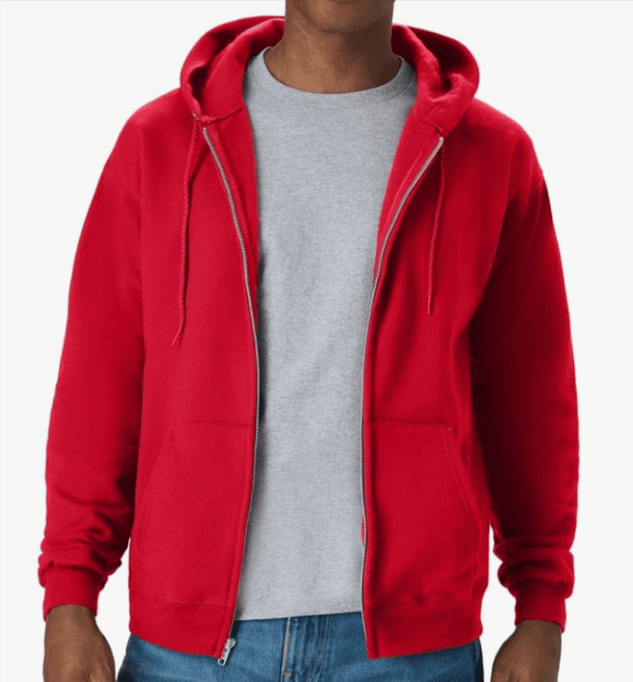 Hanes Eco-Smart Men's Full-Zip Hoodie