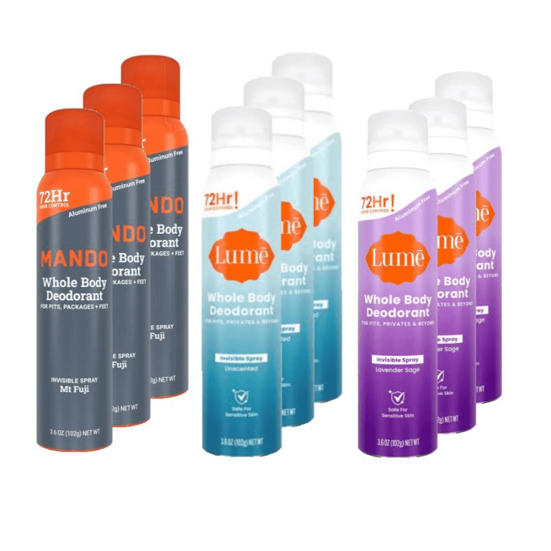 3-Pack Lume or Mando Body Spray for $15