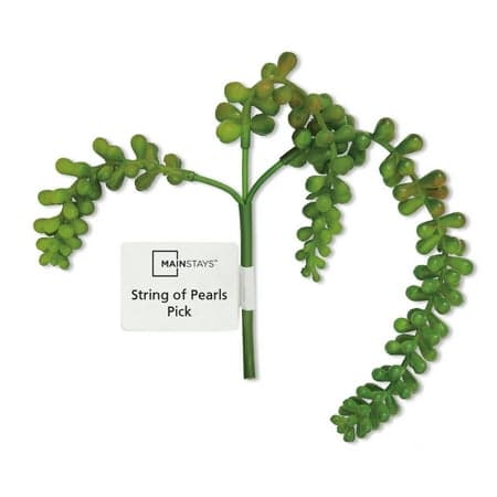 Mainstays Artificial Olive Green Succulent Pick 12" String of Pearls