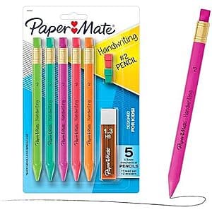 5-Count Paper Mate Triangular Mechanical Pencils for $2.35 with Subscription