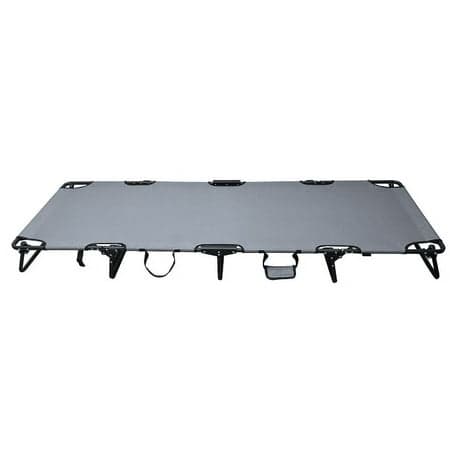 Ozark Trail Camping Folding with Easy Setup Cot, Gray, Adult,75.6in x 25 in x 8.46in, Polyester