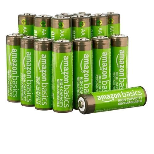 Recharge Your Devices with AmazonBasics High-Capacity AA Batteries