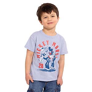 Adorable Toddler Graphic Tees - Americana and Disney Designs for $2 Each