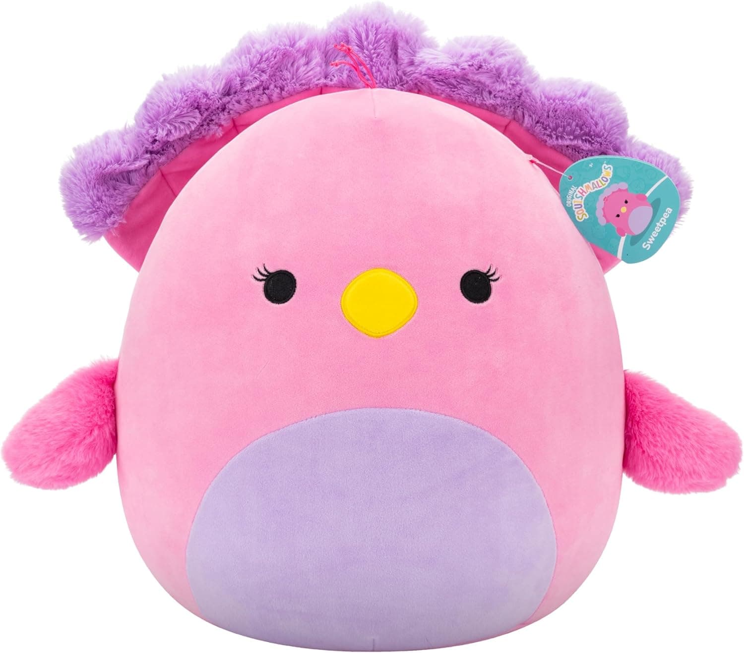 Squishmallows Plush Peacock - 14-inch Sweetpea