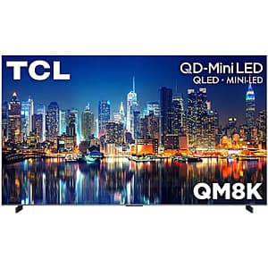 98" TCL QM8K Series QD-Mini LED 4K 144Hz Smart Google TV (2025 Model) $3000 + Free Shipping