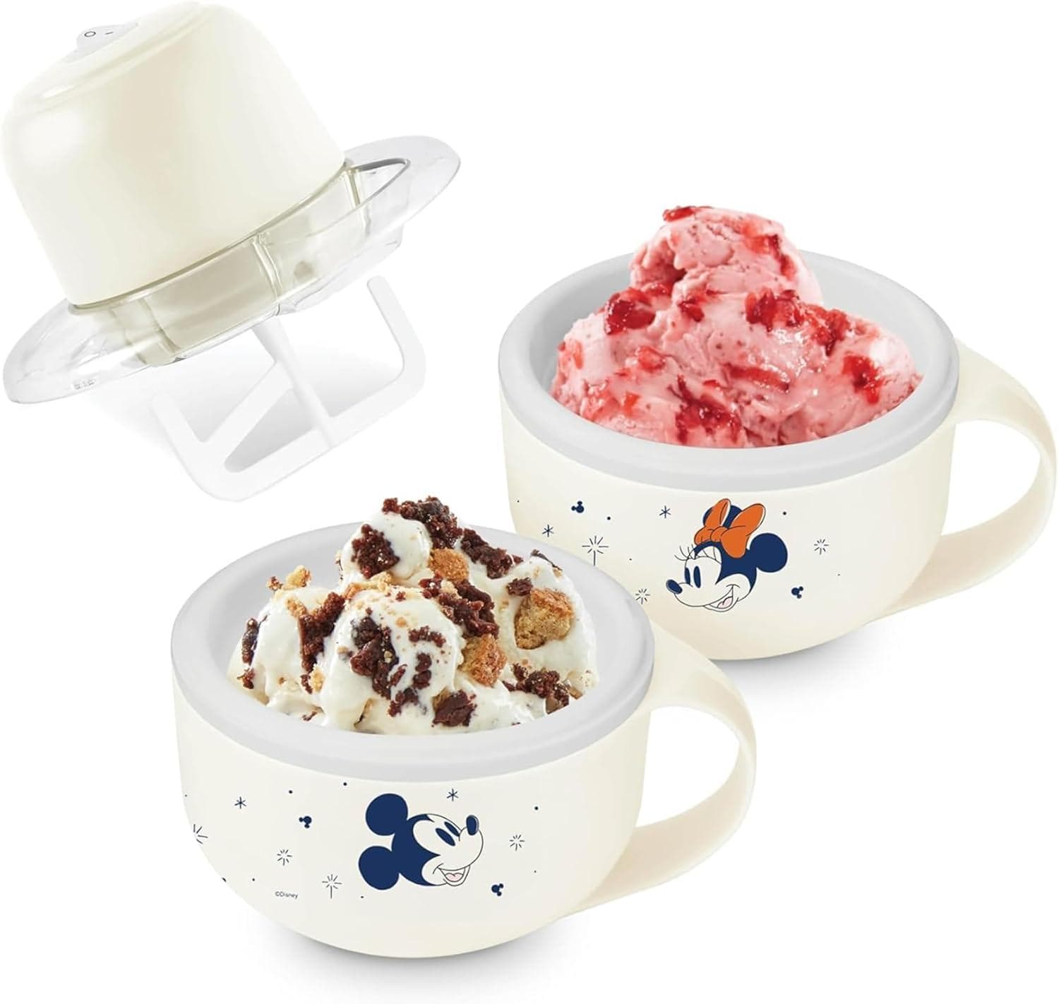 52% Off Disney | Dash Mickey & Minnie Ice Cream Maker Bundle on Amazon