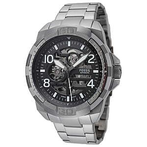 FOSSIL Bronson Automatic Watch with Black Dial for $81 + $6 S&H