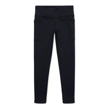 Athletic Works Girls Active Leggings with UPF 30, Sizes 4-18 & Plus