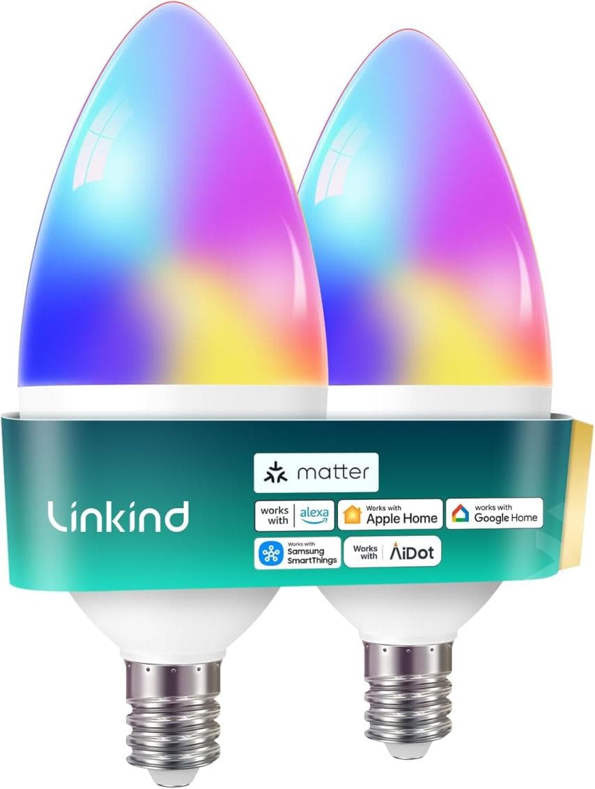 Color-Changing Smart LED Bulbs - Dimmable, Alexa-Enabled Lighting