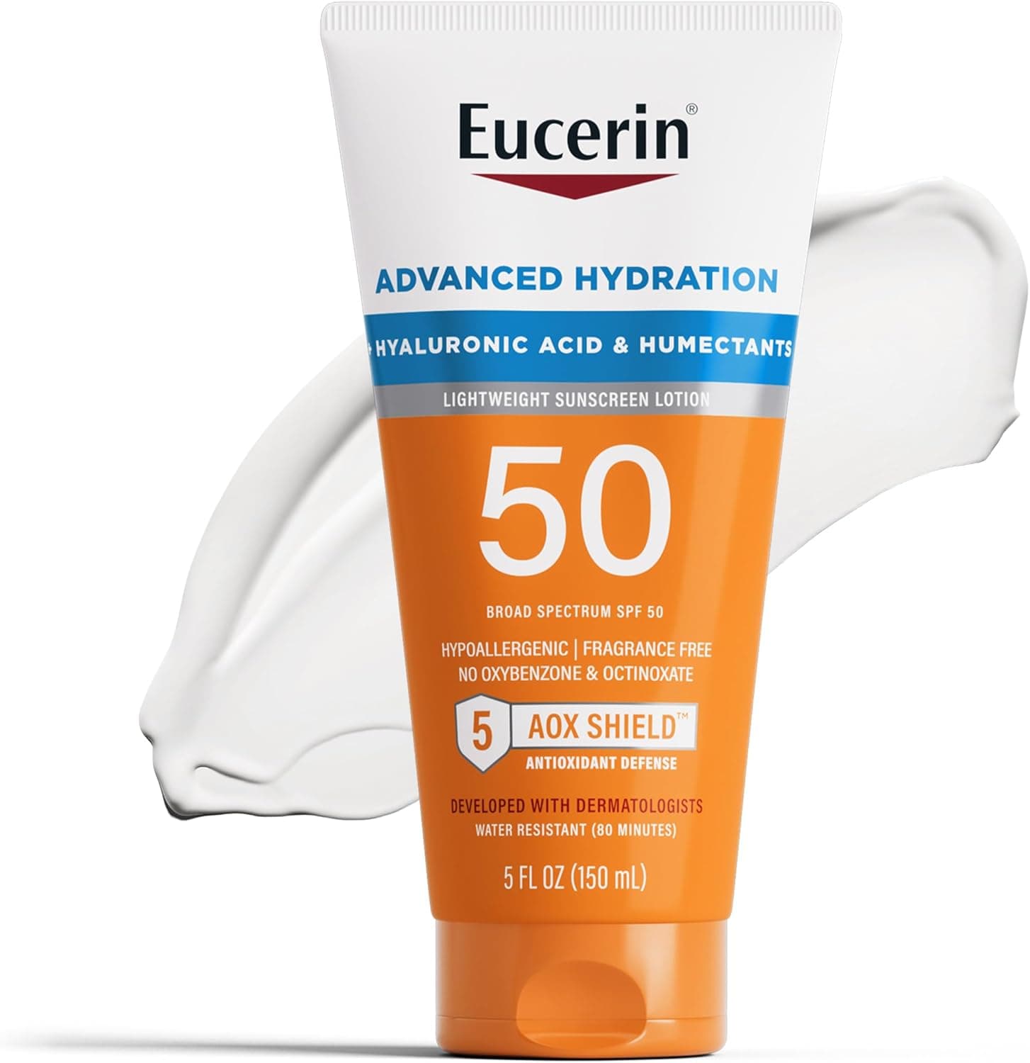 Eucerin Sun Lotion: Hydrating Sunscreen with Hyaluronic Acid