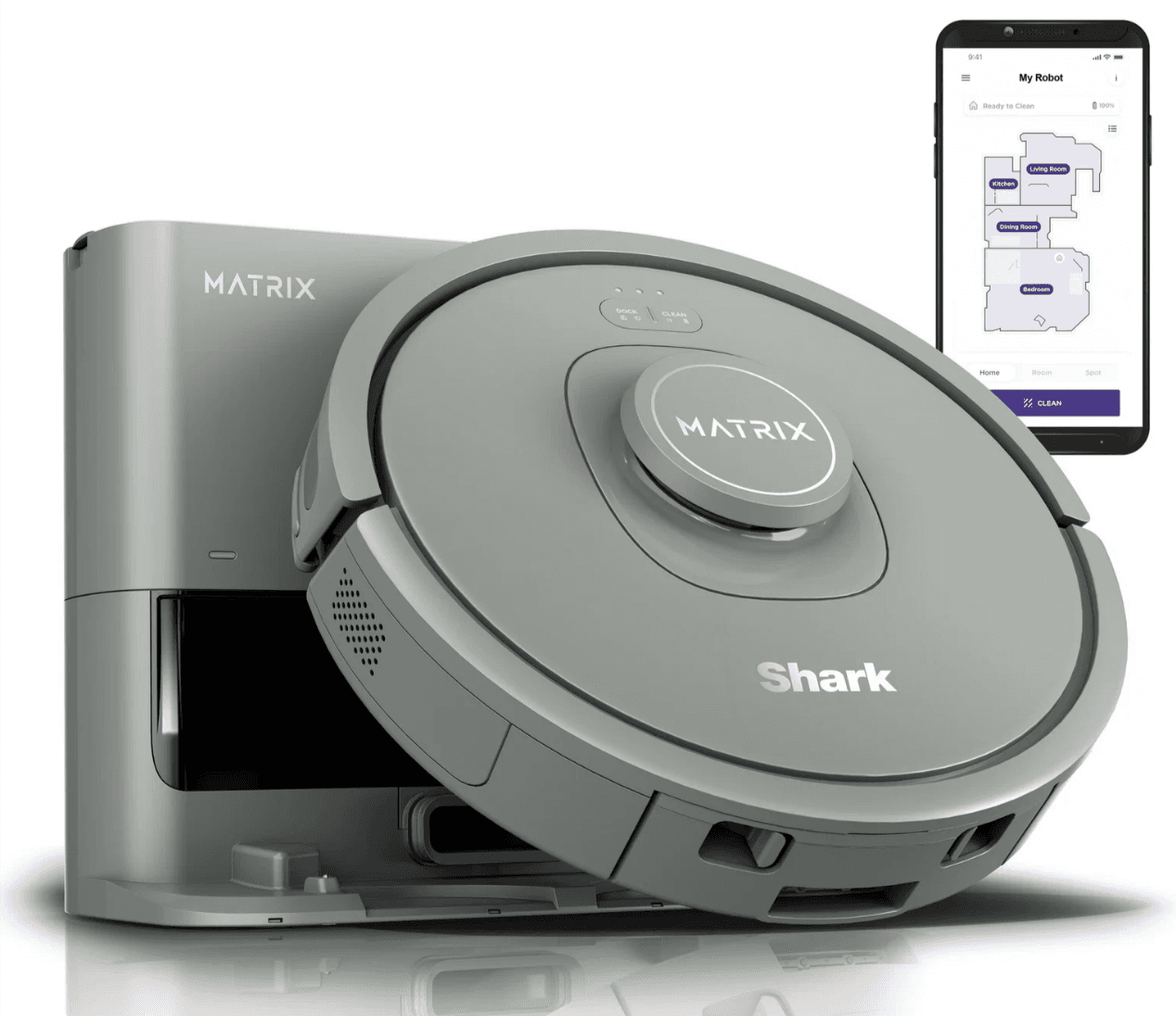 Shark RV2300S Matrix Self-Empty Robot Vacuum - Hands-Free Cleaning