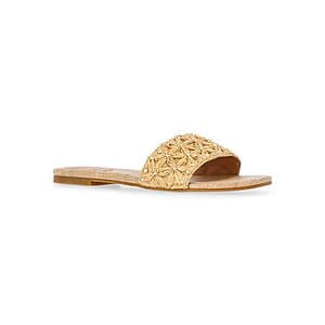 Time and Tru Women's Raffia Slide Sandals from $5.60 (78% Off)