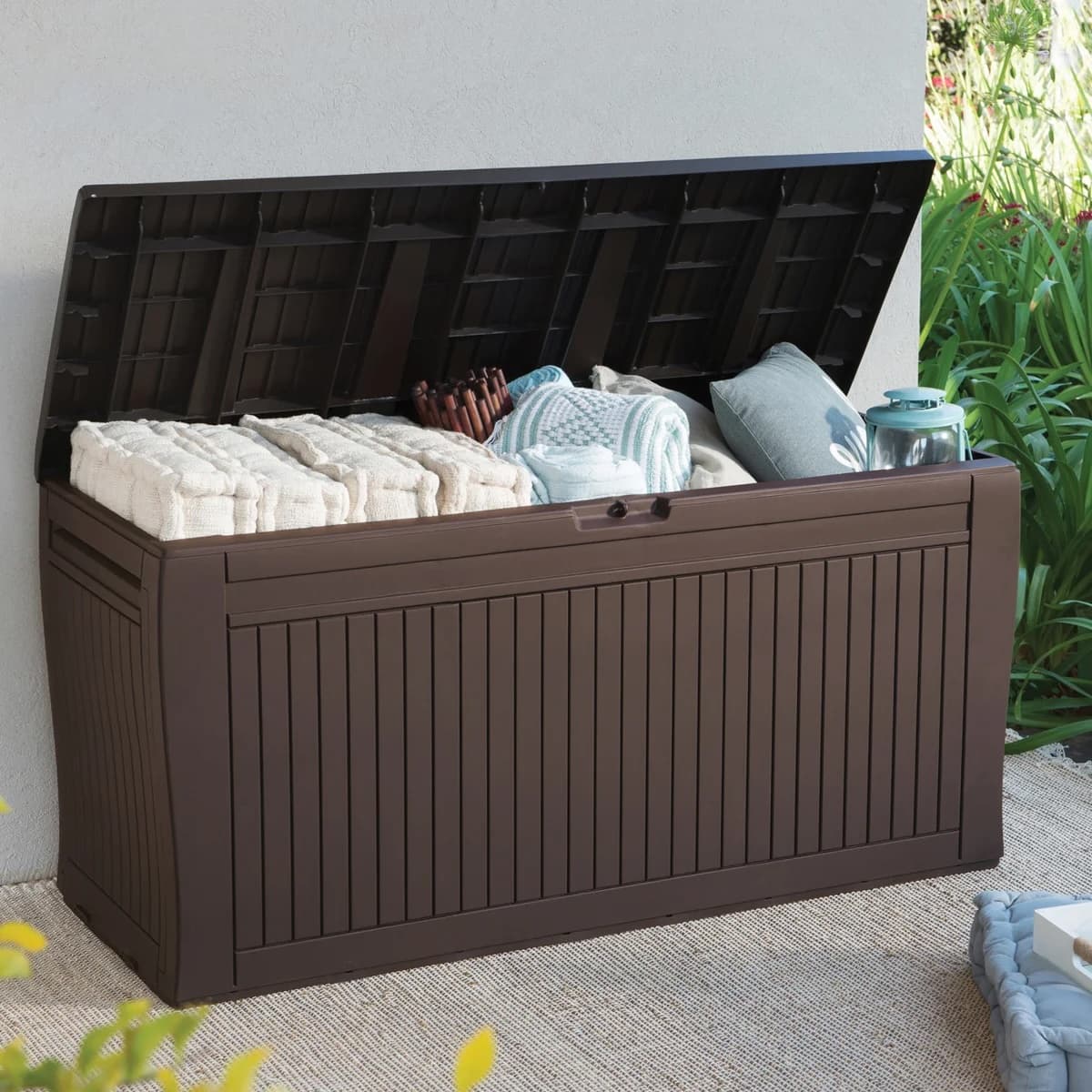 Keter Storage Bench on Sale for $50 at Wayfair
