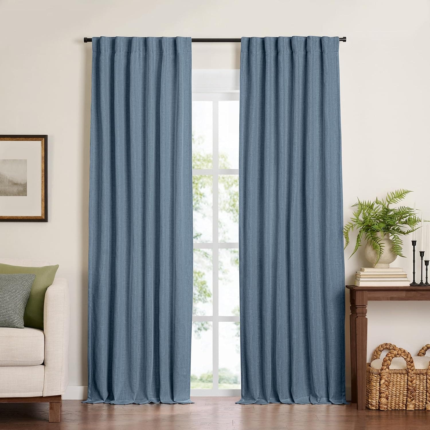 Save on Elrene's Blackout Curtain Panel in Blue