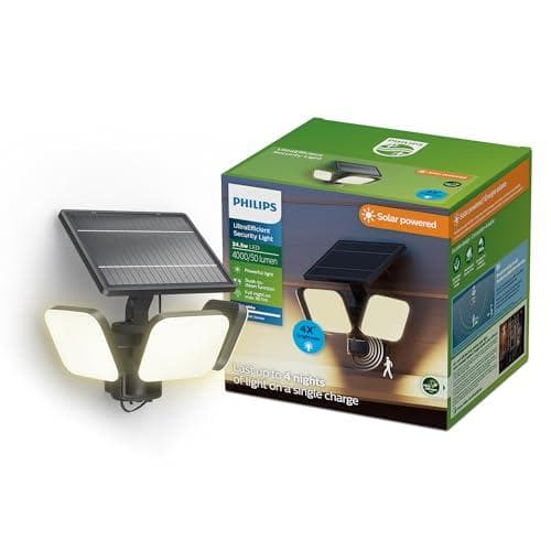 Philips Zyren Solar Security Light - 31% Off