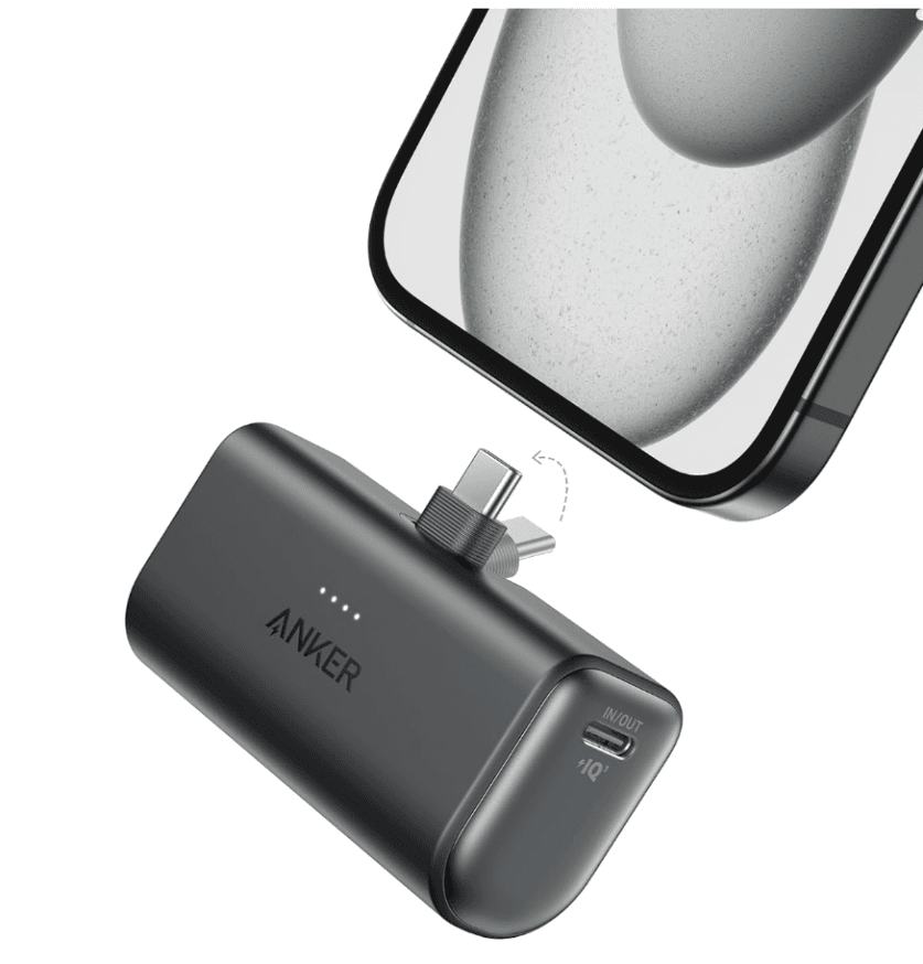Anker Nano 5000mAh 22.5W Power Bank with Built-In USB-C