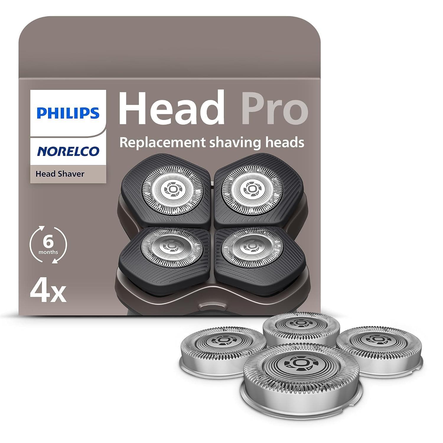 Save 51% on Philips Norelco 4-Piece Shaver Replacement Heads