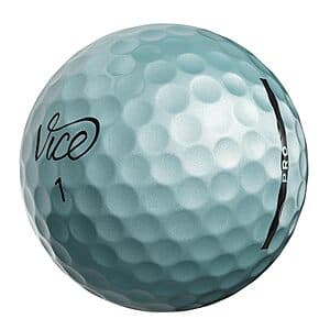Vice Pro Golf Balls: Vibrant Lime, Black Drip, or Ice Blue Designs