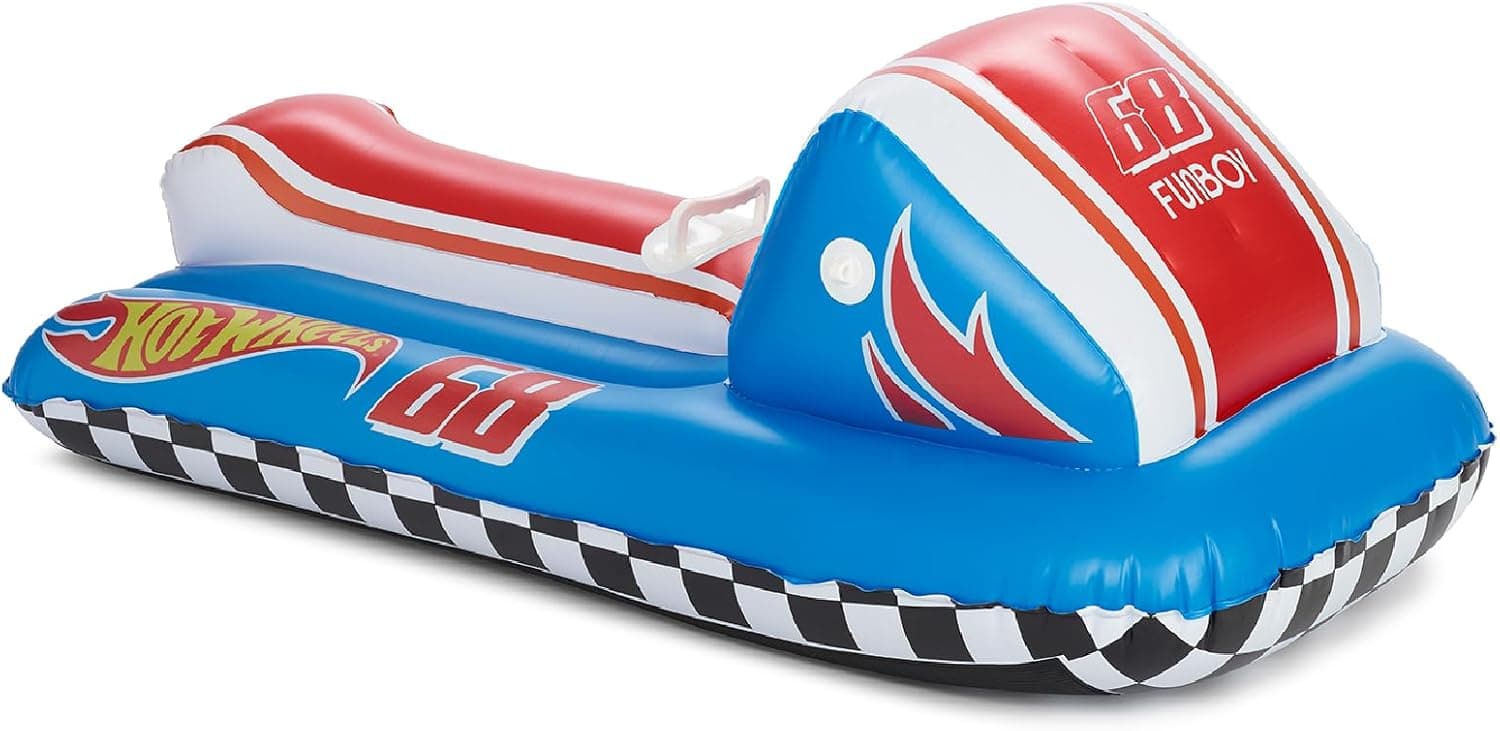 Glide Through the Snow with FUNBOY & Hot Wheels Inflatable Sled