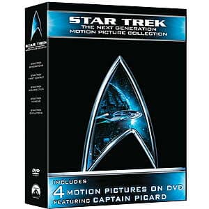 Star Trek: The Next Generation Motion Picture Collection on DVD for $8
