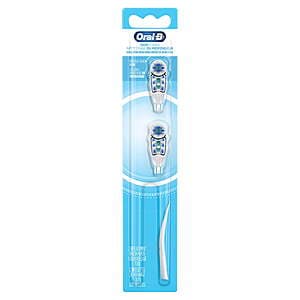 2-Ct Oral-B Deep Clean Battery Powered Toothbrush Replacement Brush Heads $11 + $10 Walmart Cash + Free Pickup