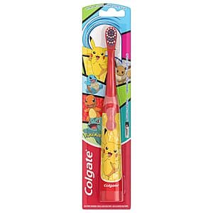 Colgate Kids' Battery Powered Toothbrush - Pokemon or Bluey Design, $2.70 with Subscription