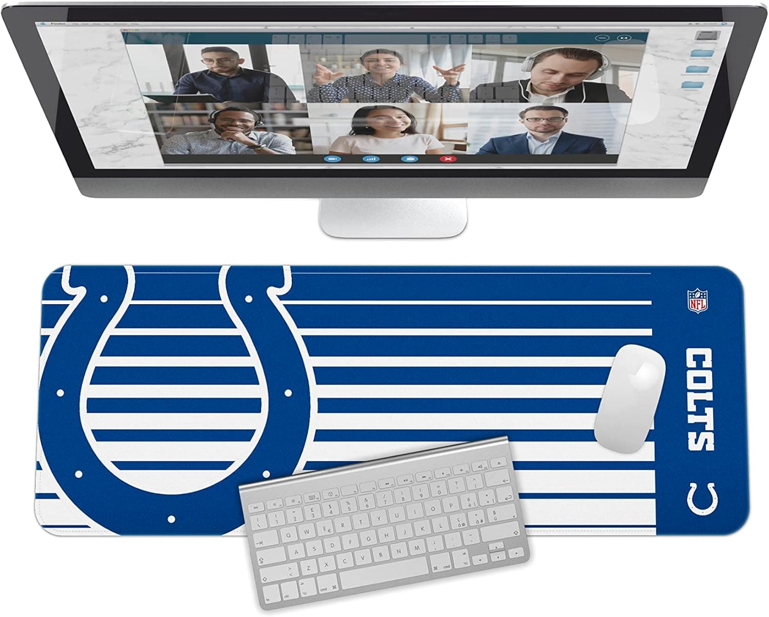 Elevate Your Workspace with the SOAR NFL Desk Mat V.2 - Indianapolis Colts