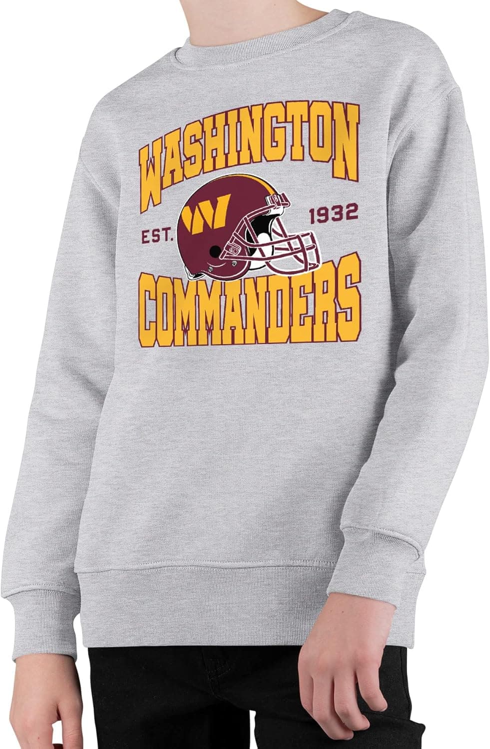 Officially Licensed NFL Washington Commanders Helmet Sweatshirt