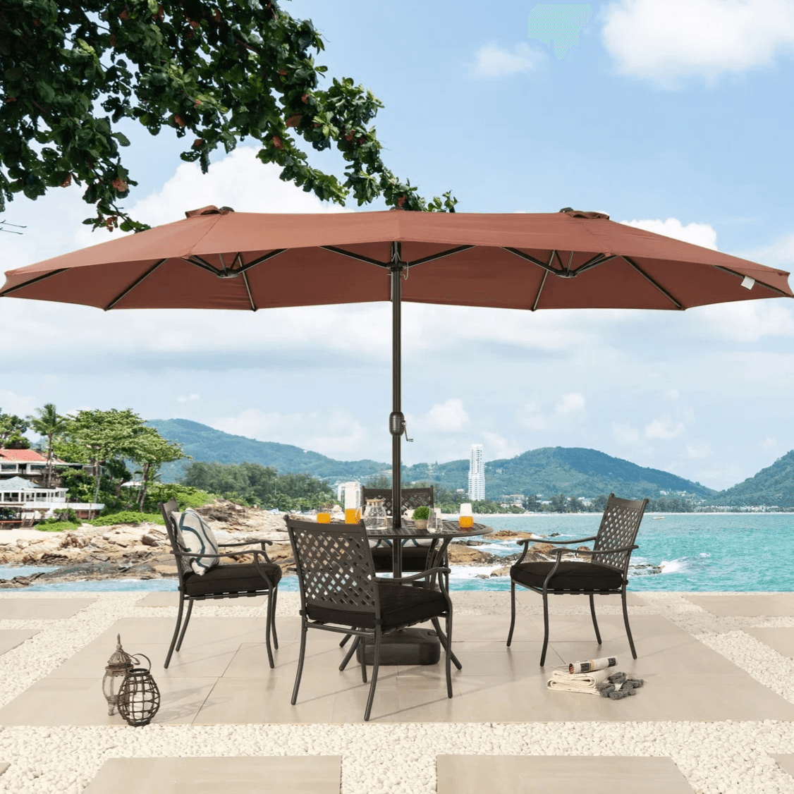 Extra-Large Patio Umbrella - 73% Off