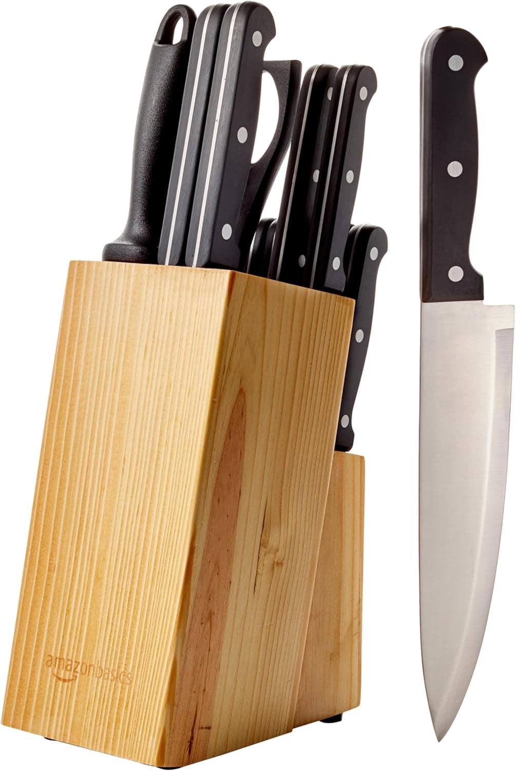Sharpen Your Kitchen Skills with Amazon Basics Knife Set