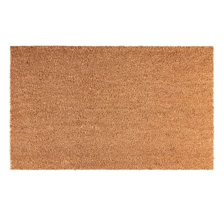 Mainstays Indoor and Outdoor Plain Coir Doormat, 18" x 30" - 1 Piece