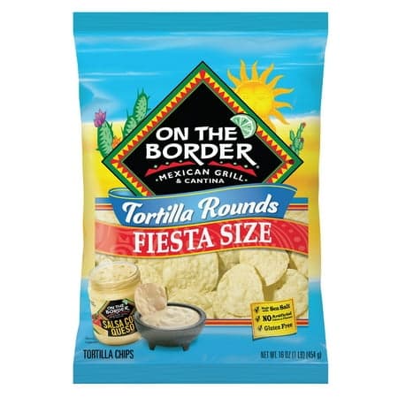 On The Border Tortilla Rounds, Gluten-Free, Fiesta Size, 16 oz Bag