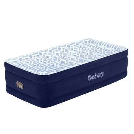Bestway® Tritech™ Fashion Flock Top 20" Twin Air Mattress with Built-in Pump & Antimicrobial Coating