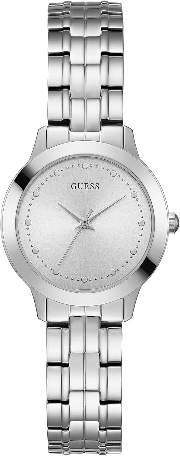 Stylish GUESS Classic Stainless Steel Bracelet Watch