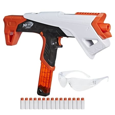 Nerf Pro Torrent Blaster - 15 Darts, Magazine, 69% Off