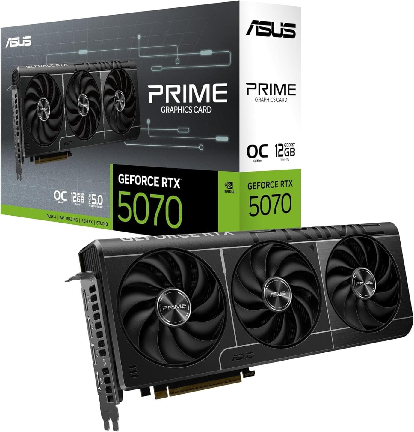 ASUS SFF-Ready Prime NVIDIA RTX 5070 OC Graphics Card