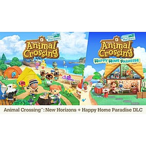 Animal Crossing: New Horizons + Happy Home Paradise DLC for Nintendo Switch