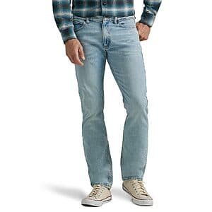 Lee Men's Legendary Slim Straight Jeans: Versatile Styles from $17.10