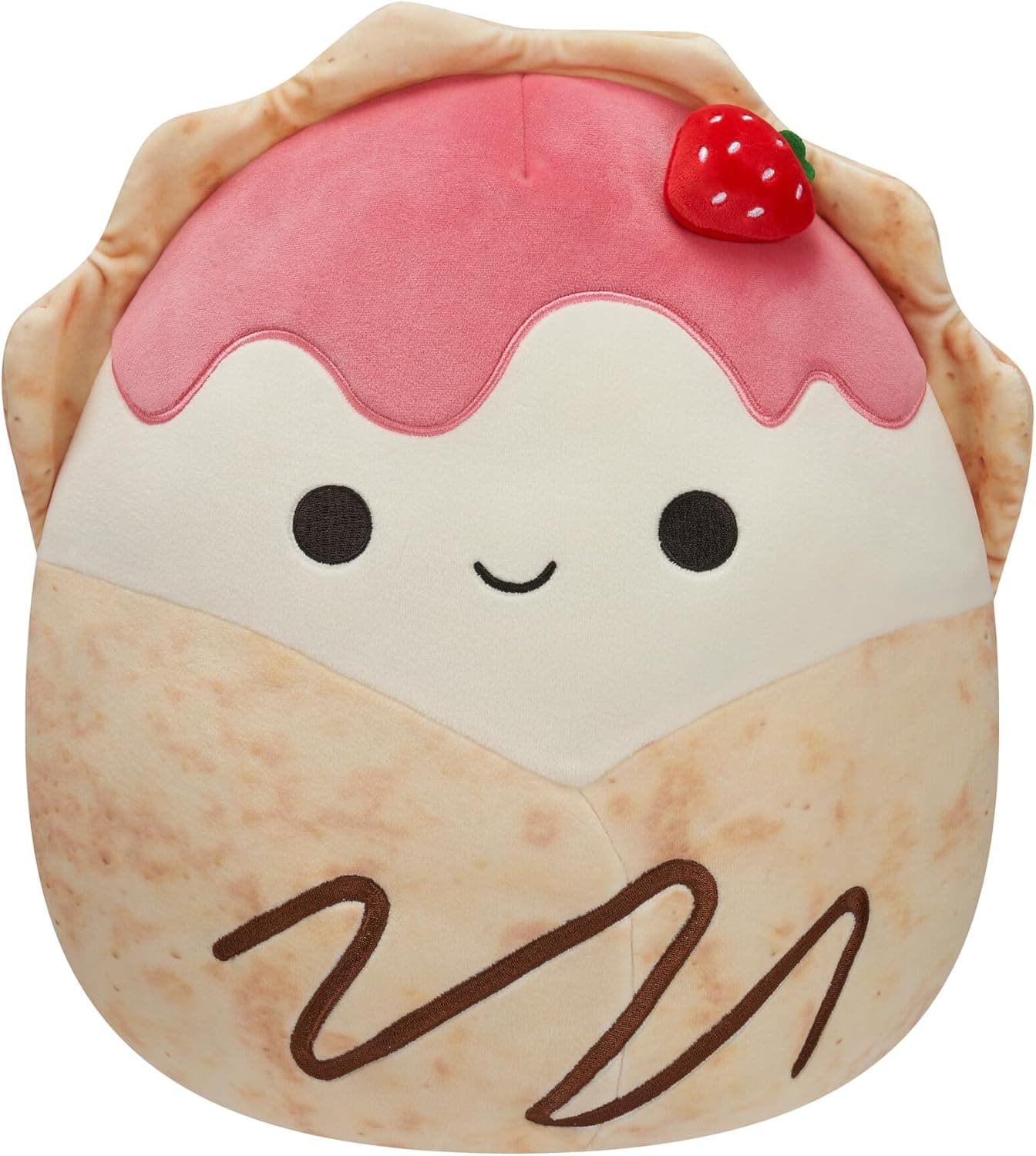 Soft & Cuddly Squishmallows Plush - Strawberry Crepe Delight