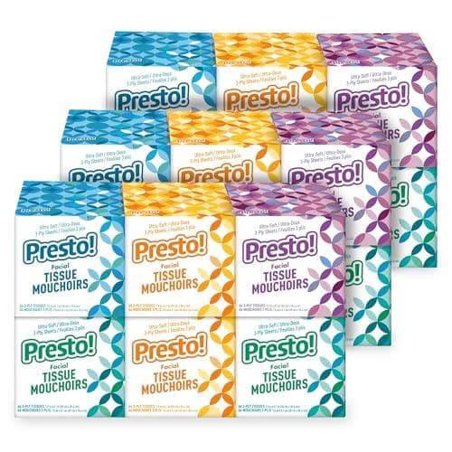 Save 35% on Presto! Ultra-Soft Facial Tissues