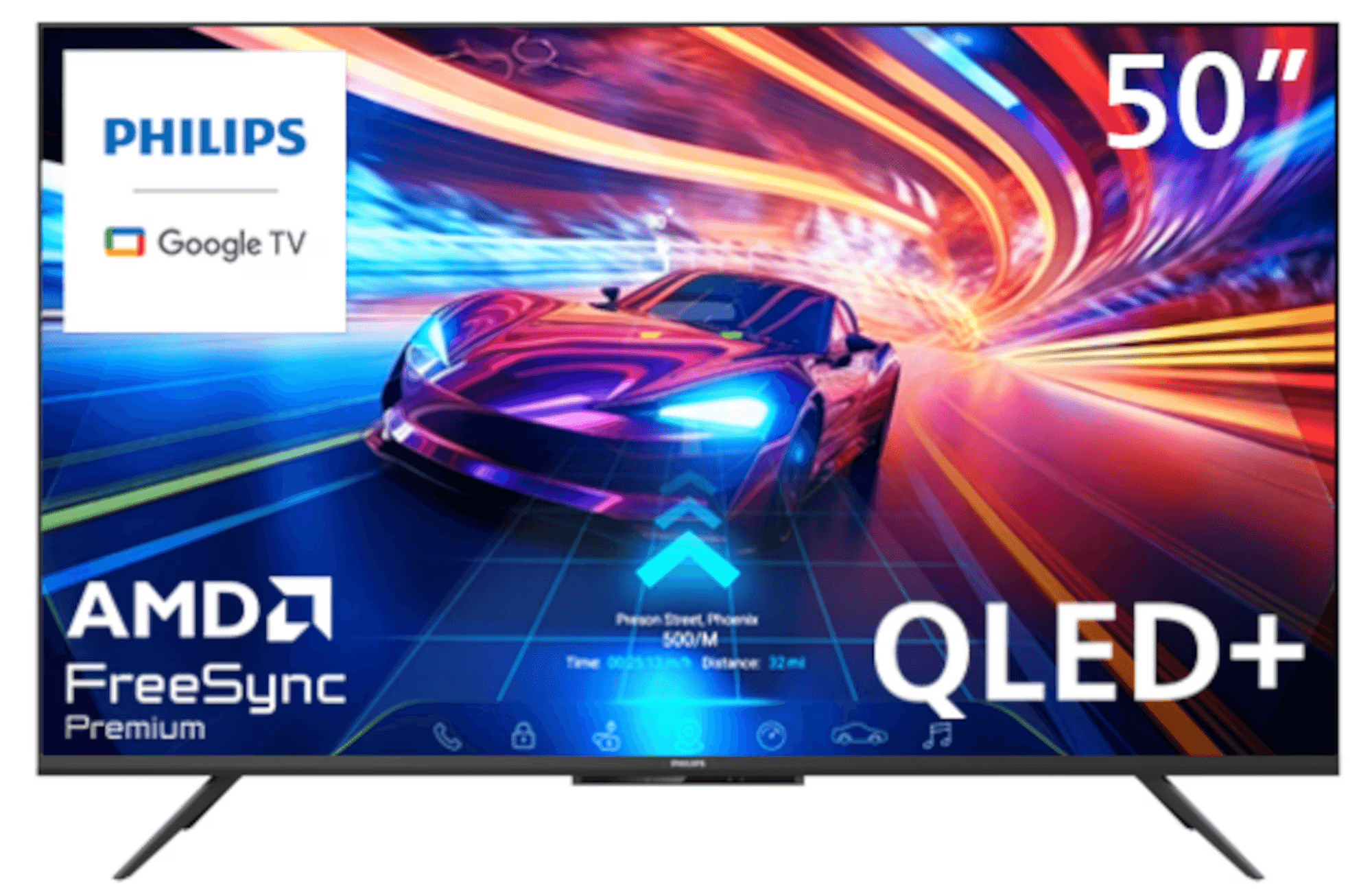 Philips 50" 144Hz QLED+ 4K UHD Google + Gaming Smart TV - 21% Off - Walmart