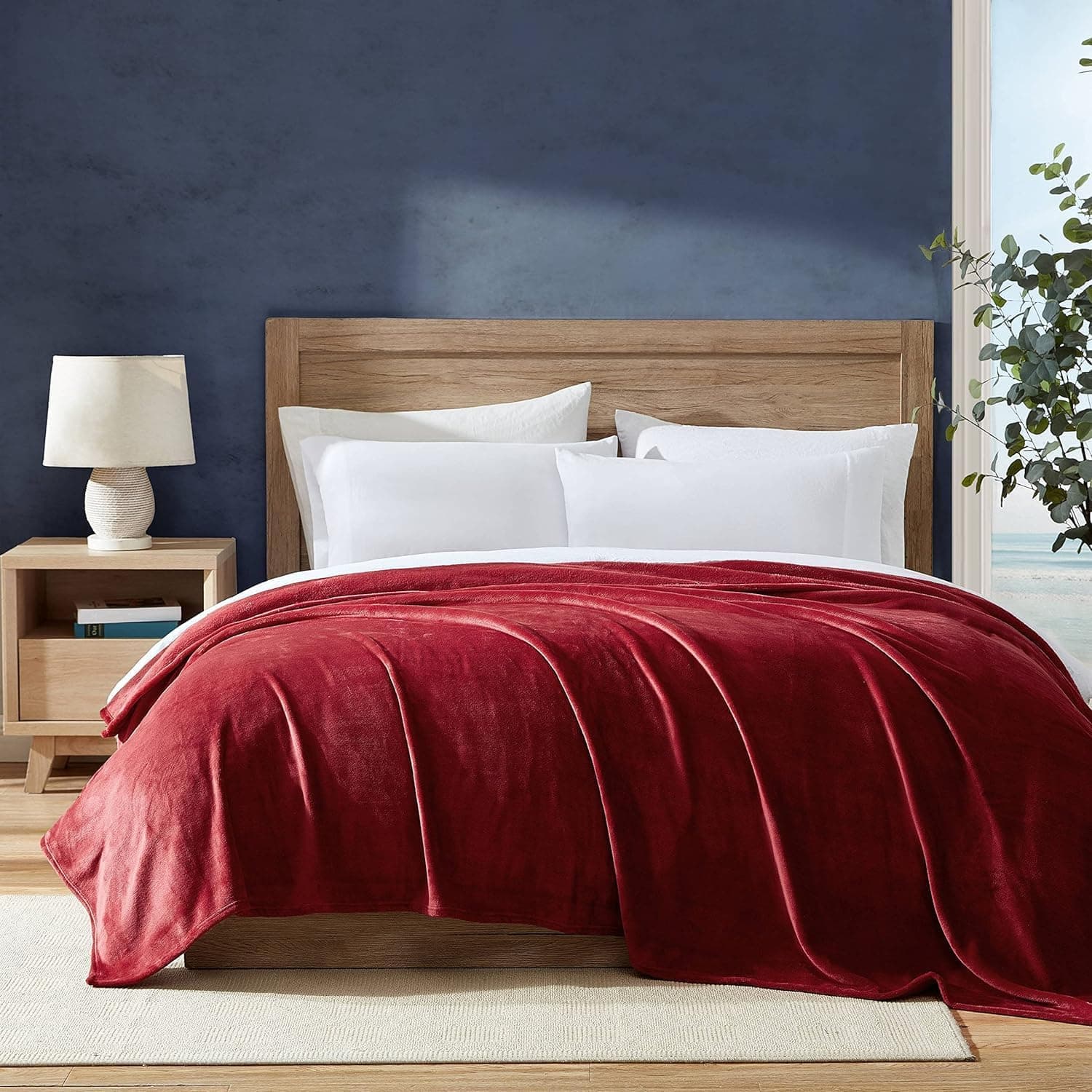 Cozy Nautica Fleece Blanket - Plush, Soft, and Oeko-Tex Certified