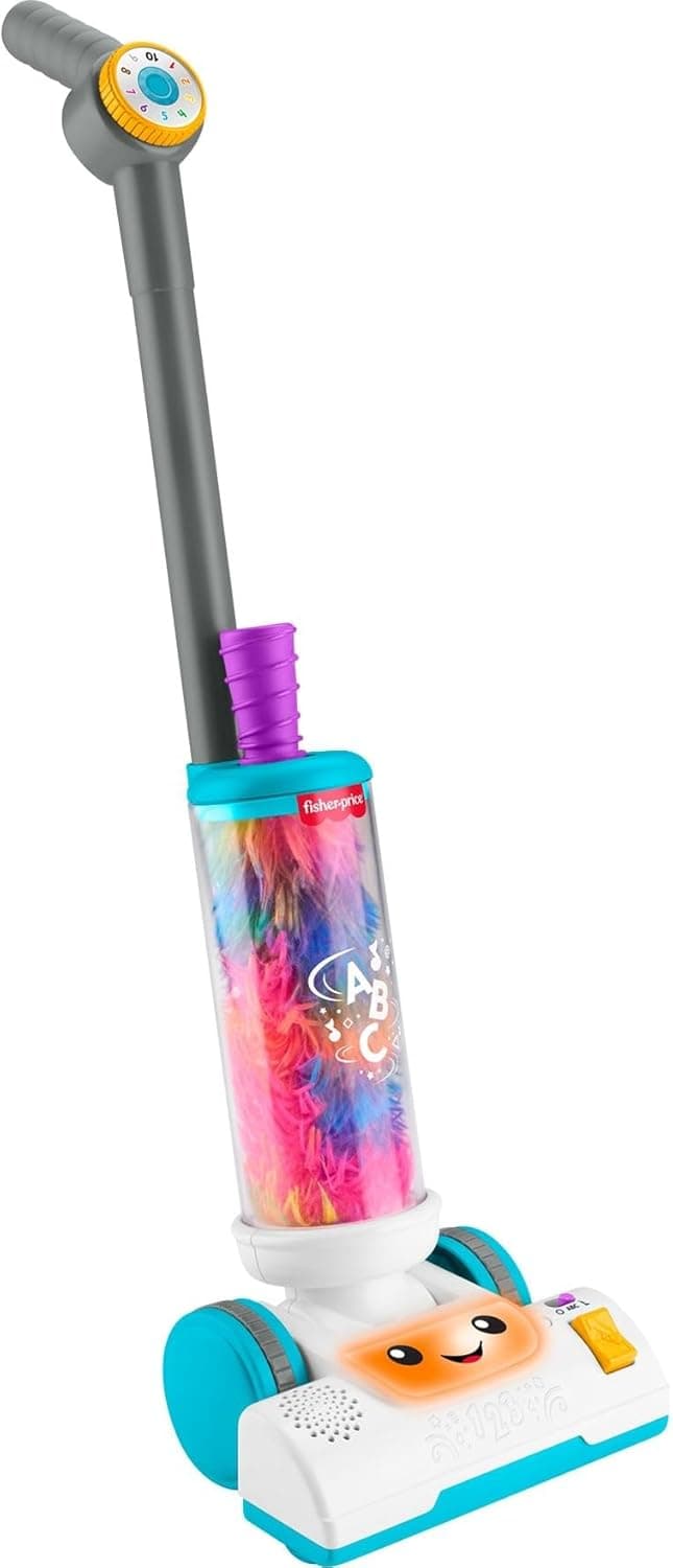 Fisher-Price Toddler Toy: Laugh & Learn 2-in-1 Vacuum with Duster