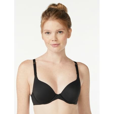 Joyspun Women's Smoothing T-Shirt Bra, Sizes 34B to 42DD