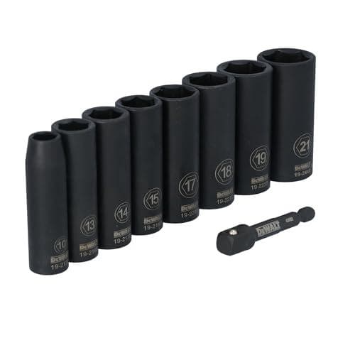 DEWALT 3/8 Impact Deep Metric Socket Set - 26% Off