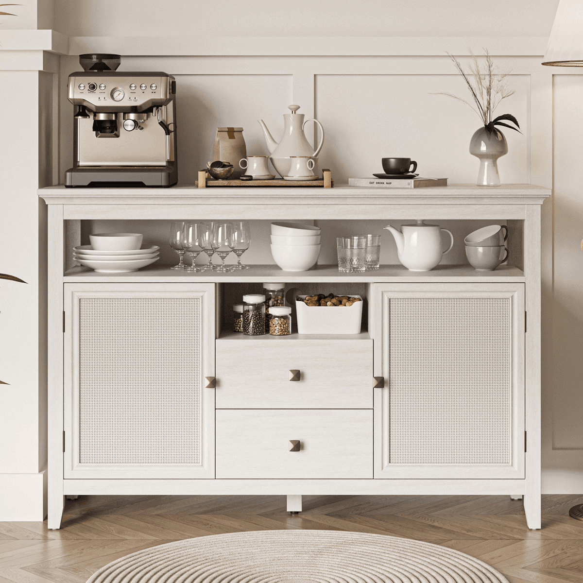 Boho Coffee Bar Cabinet for $137 at Wayfair