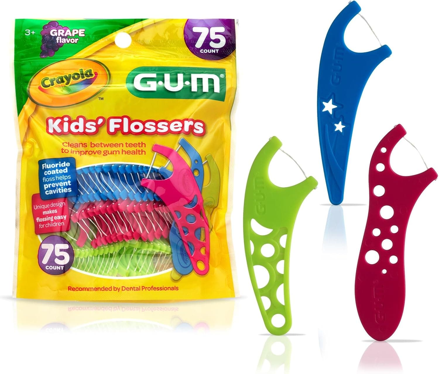 Floss Fun with Grape-Flavored Crayola Kids Flossers