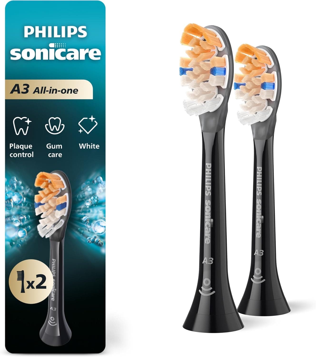 Philips Sonicare A3 All-in-One Replacement Toothbrush Heads