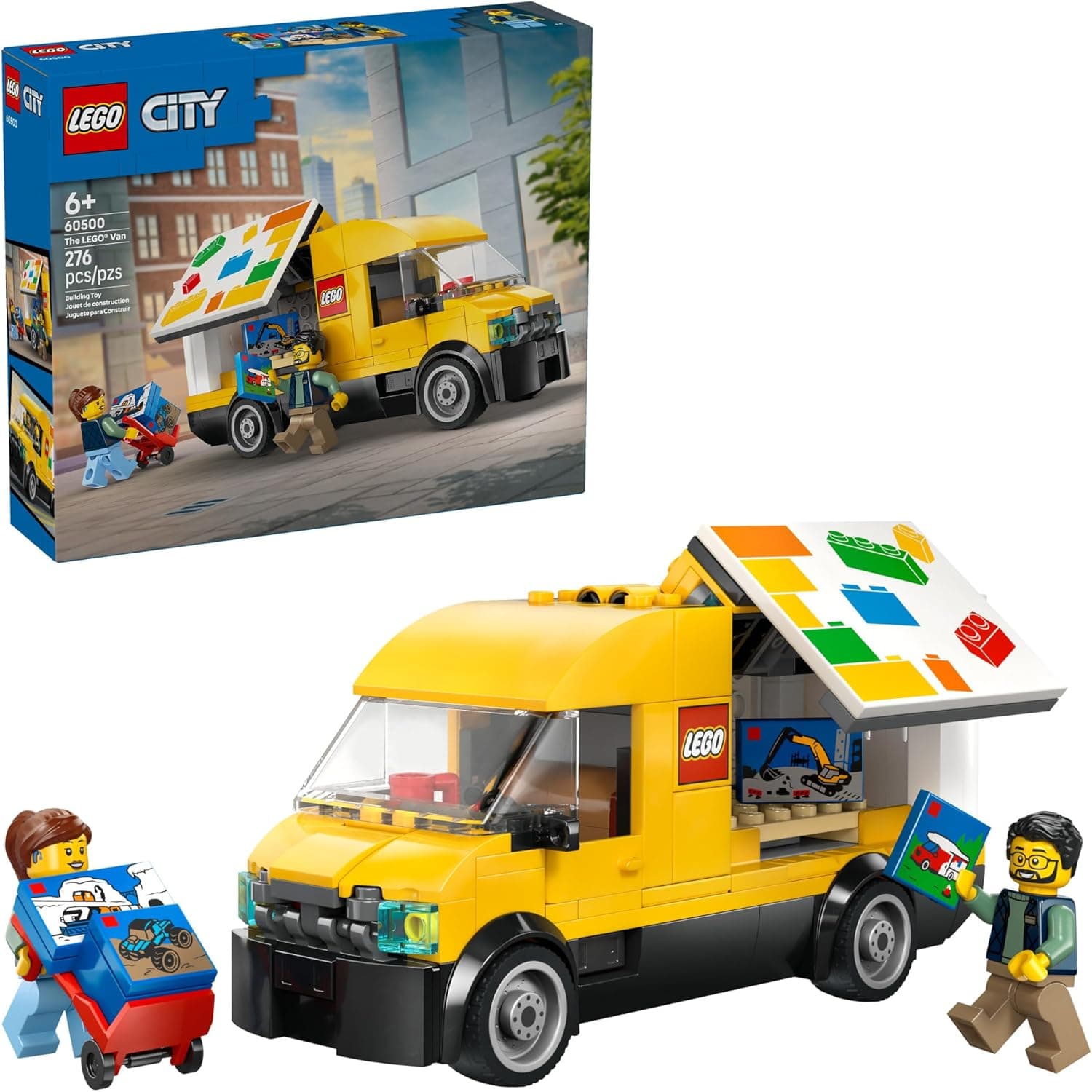 Construct the LEGO City Delivery Van Playset